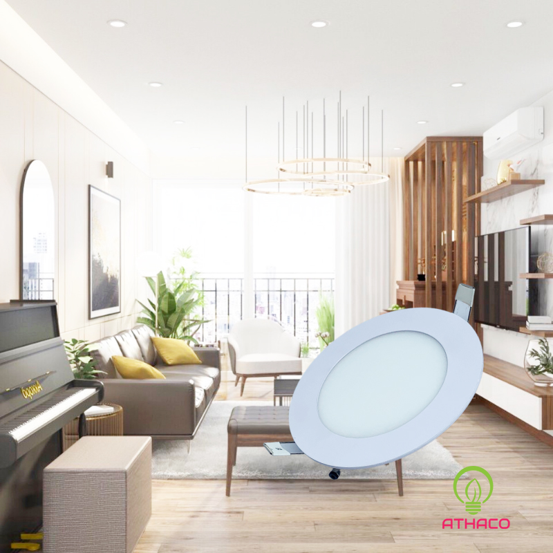 Đèn led âm trần siêu mỏng 4W