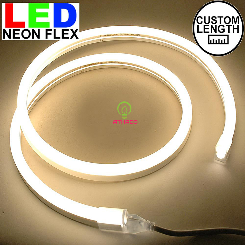 Đèn Led Dây Flex Neon 220V Cuộn 100M (Loại 1) Đèn led dây neon 220v cuộn 100m màu vàng nắng