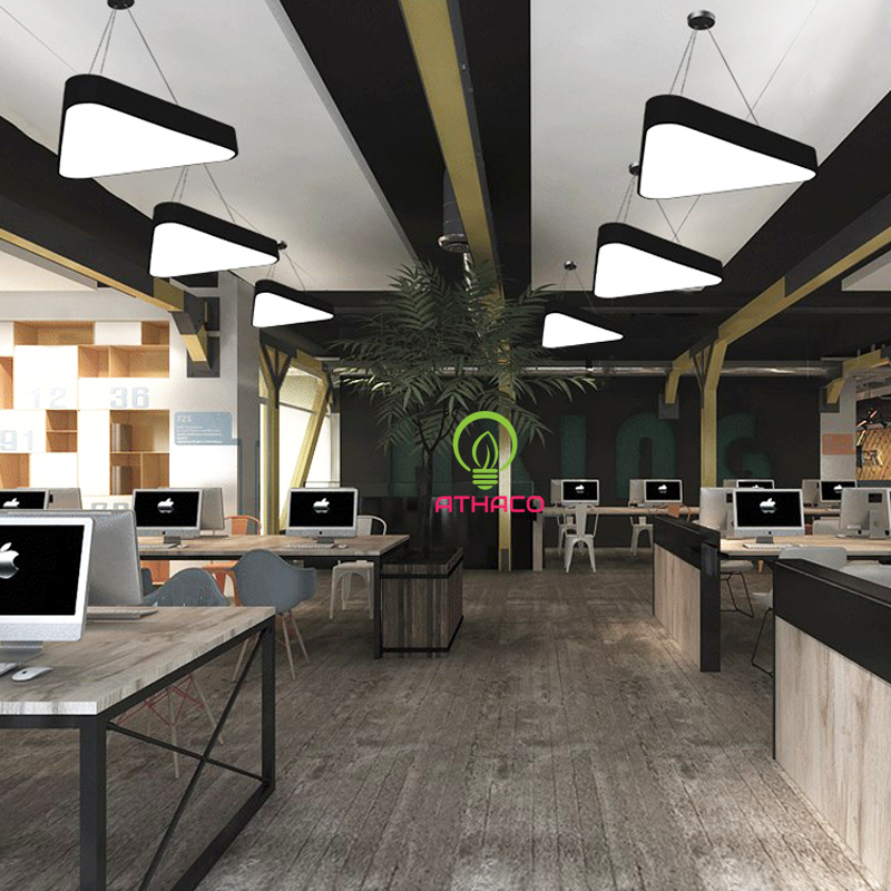 Đèn Led Thả Văn Phòng Dáng Tam Giác 