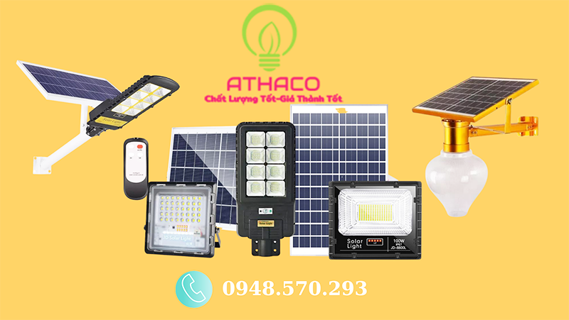 Đèn Năng Lượng Mặt Trời chính hãng Athaco