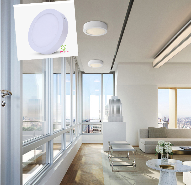 Đèn led ốp nổi tròn athaco việt nam