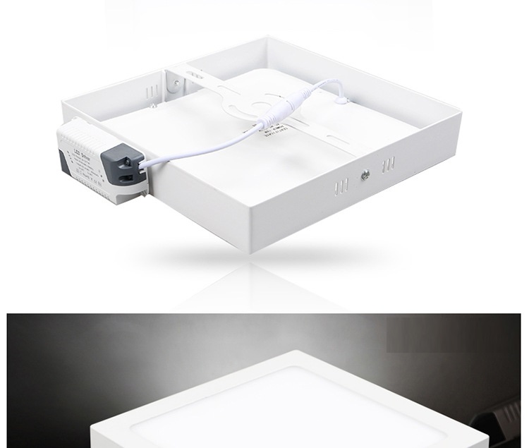 Đèn led ốp trần nổi vuông 6W 1