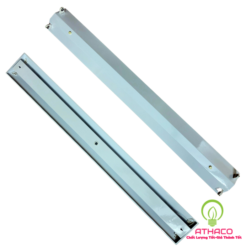 Máng đèn led công nghiệp 1m2 đôi chữ Vshape