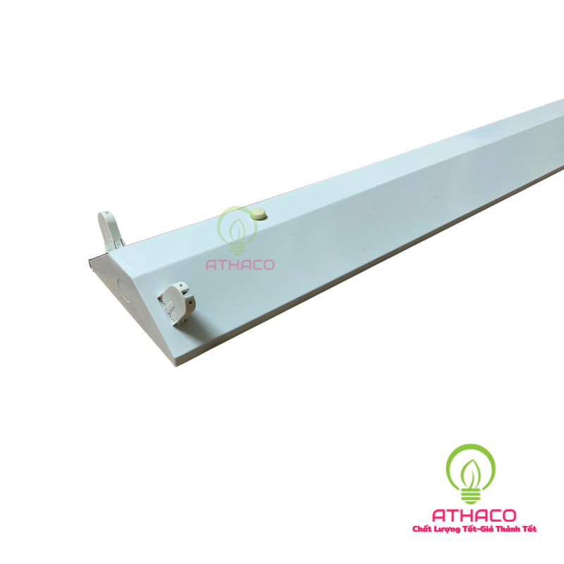 Máng đèn led công nghiệp 1m2 đôi chữ Vshape