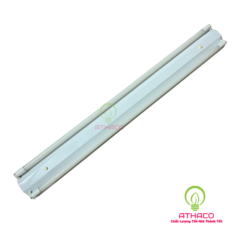 Máng đèn led công nghiệp 1m2 đôi chữ Vshape