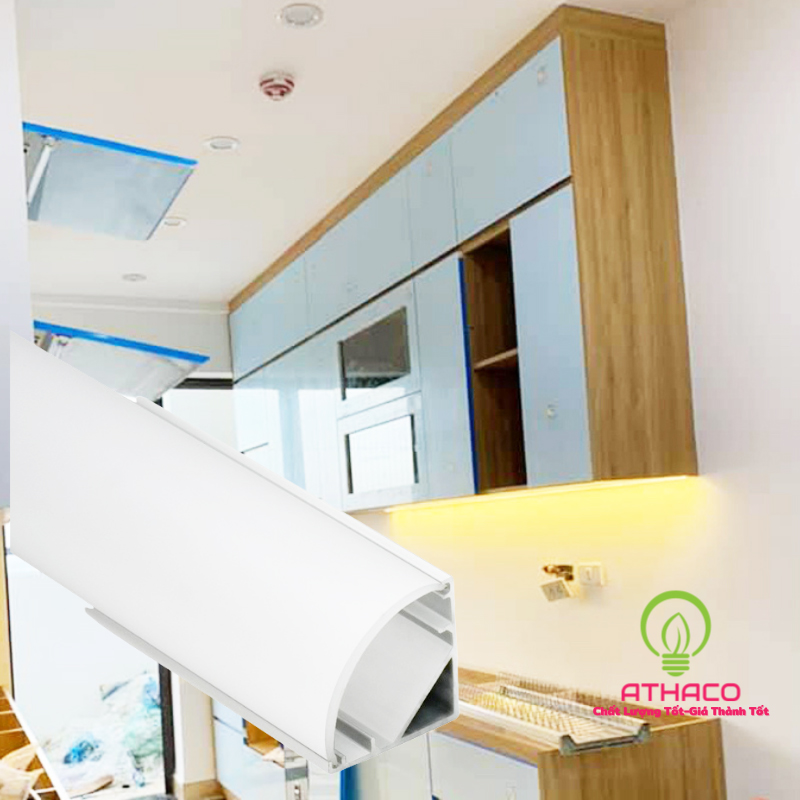 Đèn led thanh nhôm định hình V1616 lắp góc(Loại dày)