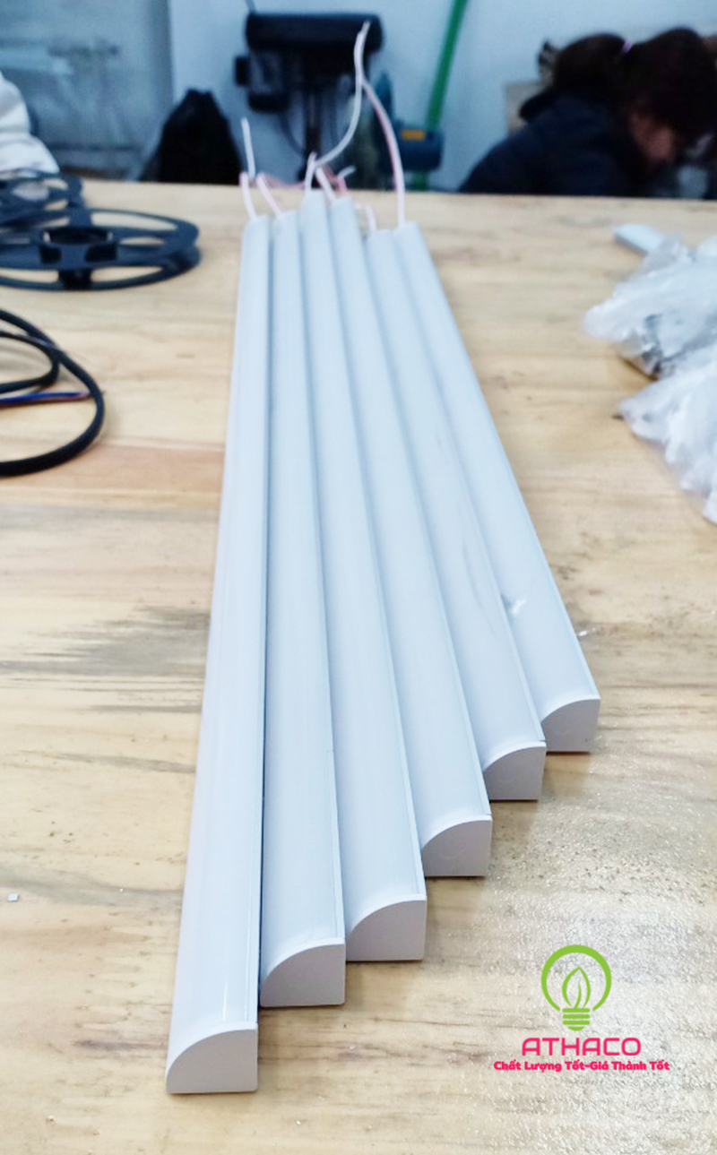 Đèn led thanh nhôm định hình V1616 lắp góc(Loại dày)