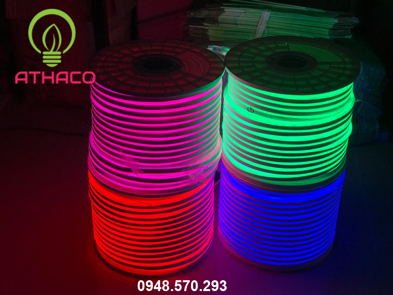 Đèn Led Dây Flex Neon 220V Cuộn 100M (Loại 1)