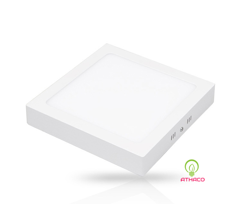 Đèn led ốp trần nổi vuông 18W