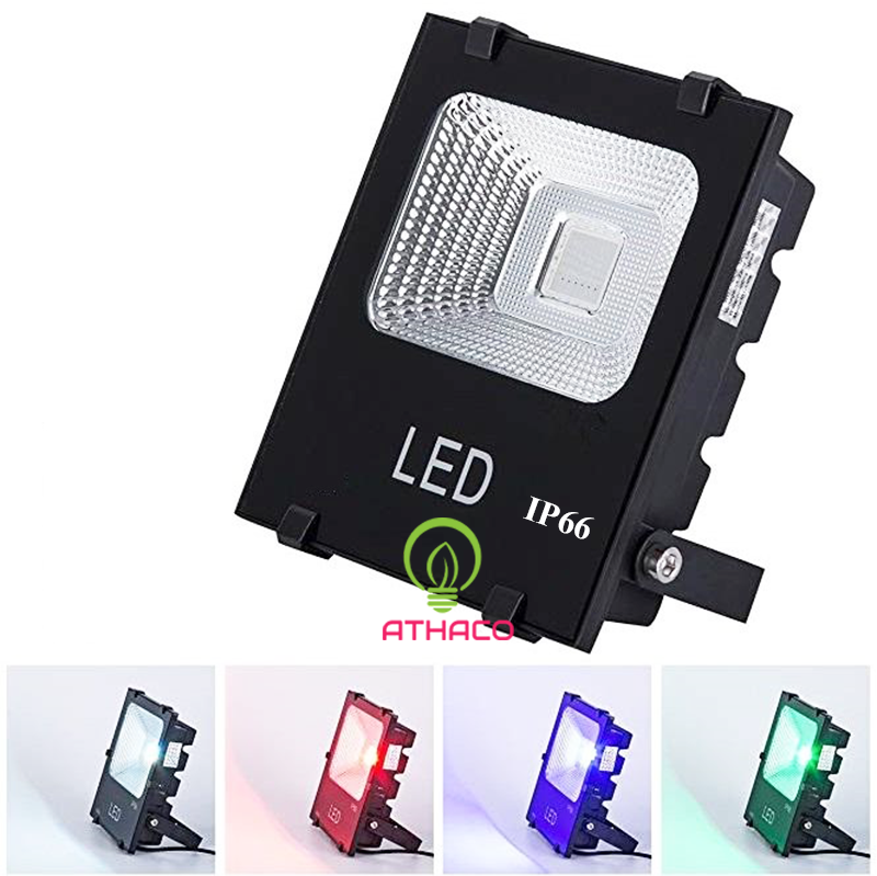 Đèn pha led đổi màu RBG