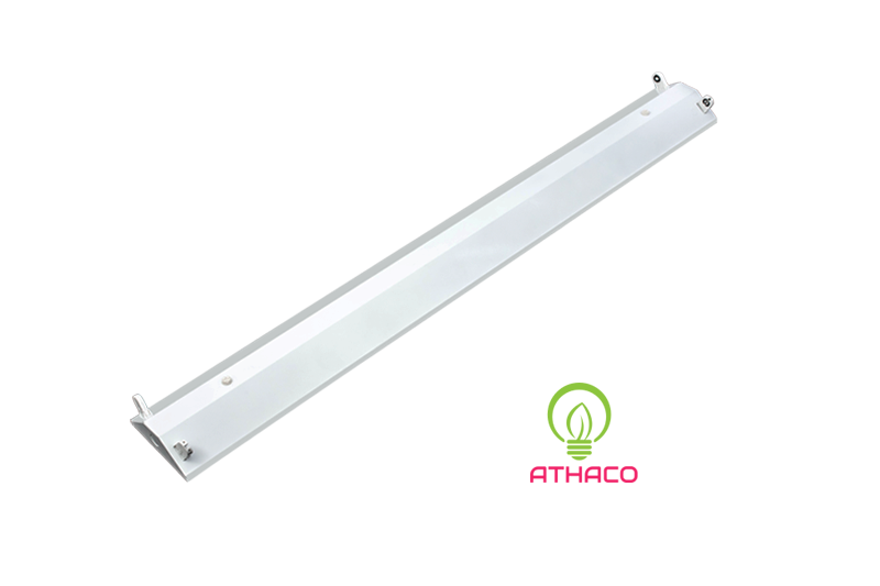 Máng đèn led công nghiệp 1m2 đôi chữ Vshape