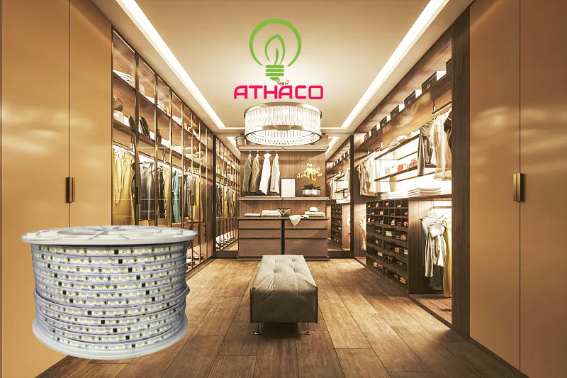 Đèn Led Dây Dán 220V Cắt 10Cm (Có keo)