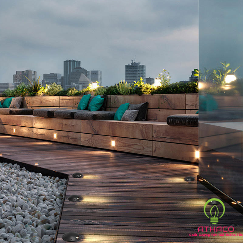 đèn âm đất dẫn hướng