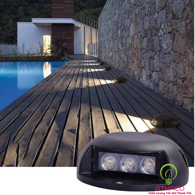 đèn âm đất dẫn lối