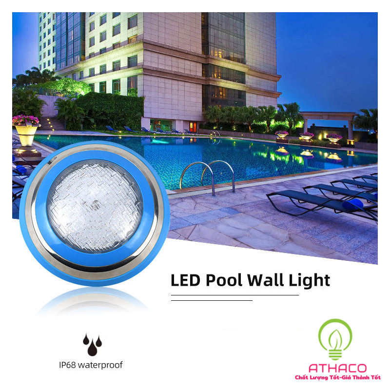 Đèn âm nước hồ bơi thân Inox UW06 - Công suất 6W/36W đèn âm nước hồ bơi