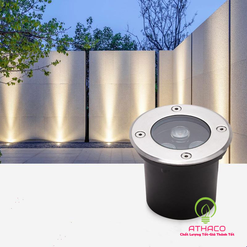 đèn led âm đất