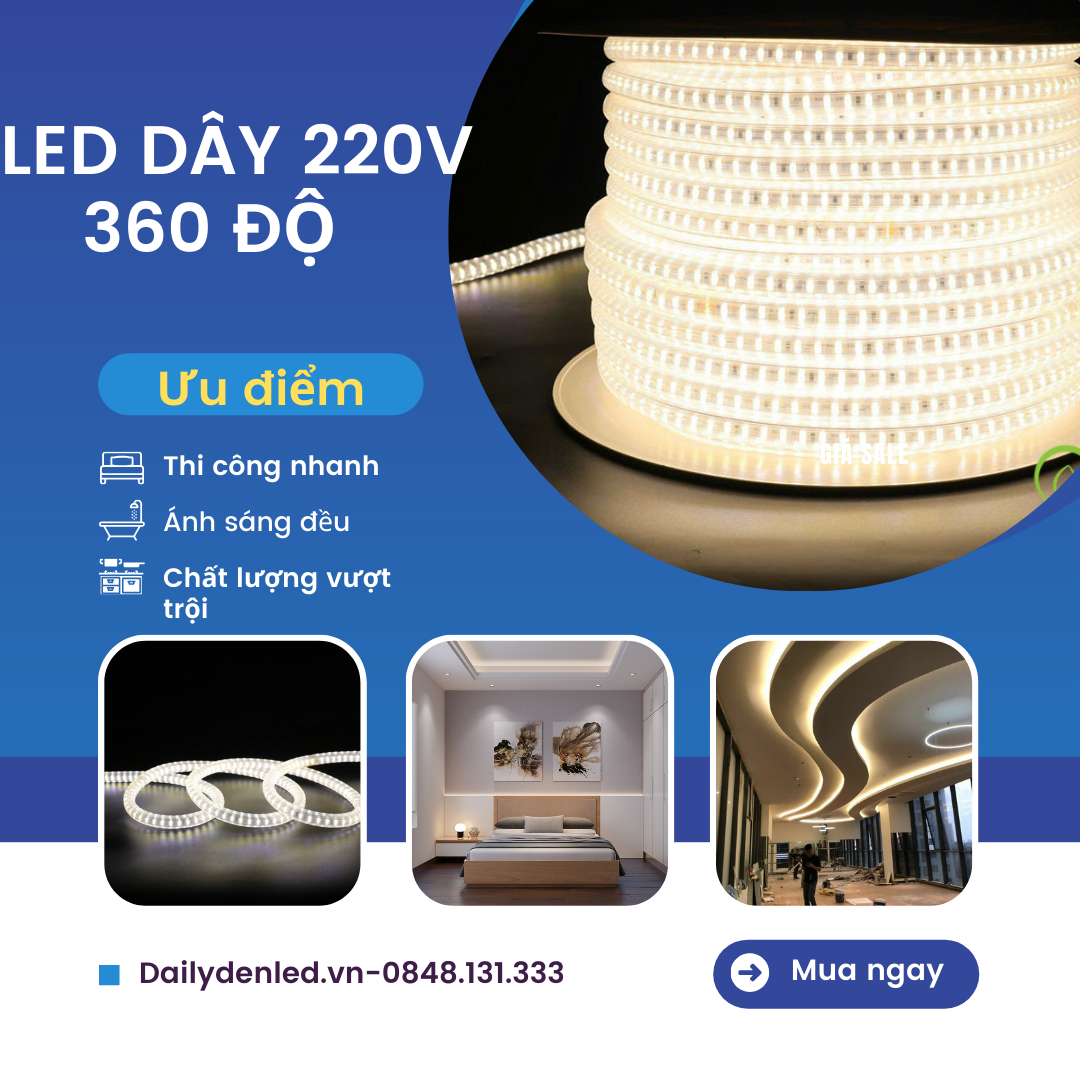 den led day 220V 360 do cao cap Athaco