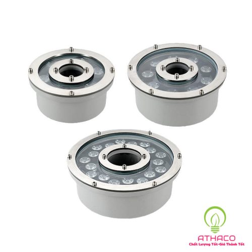 đèn âm nước bánh xe