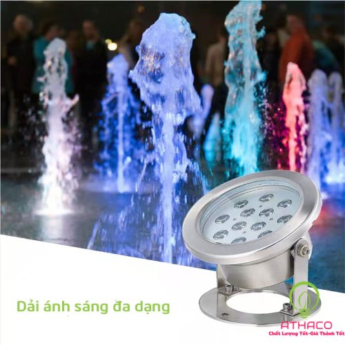 đèn led âm nước đế ngồi