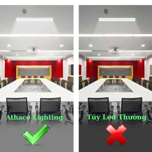 đèn tuýp led bán nguyệt oval 65w 70w Athaco Lighting