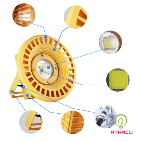 den led chong chay no nha xuong 100w athaco lighting 2